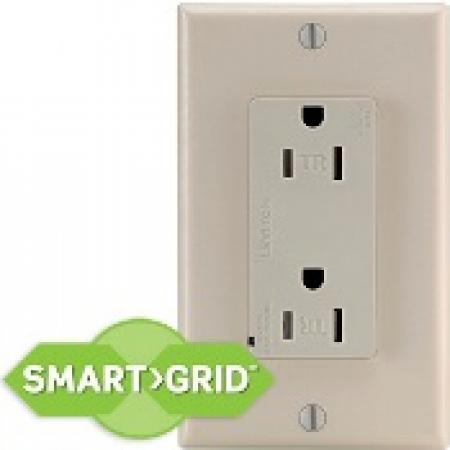 LEVITON Leviton T5280-W 15 Amp 125 Volt Tamper Resistant Duplex Surge Suppressor Receptacle
