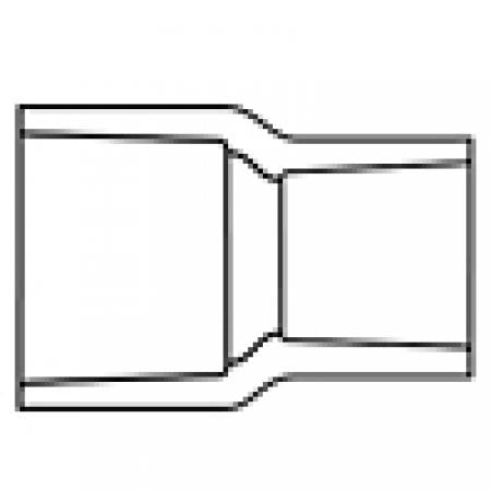SPEARS Spears 429-130 1X1/2 PVC Reducing Coupling Socket SCH40