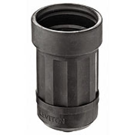 LEVITON Leviton 6018 Weather Resistant Connector Boot 15 A 3-Wire (2.2 in Dia x 3.88 in H)