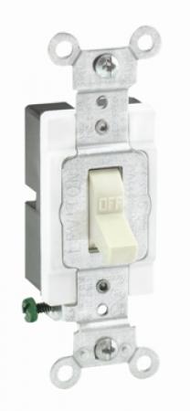 LEVITON Leviton 1221-S 1-Pole AC Quiet Toggle Switch 120/277 VAC 20 Amp