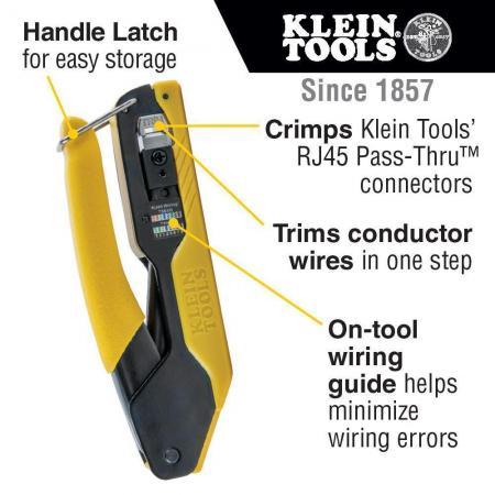 KLEIN TOOLS Klein VDV226-005 Compact Pass-Thru Modular Crimper