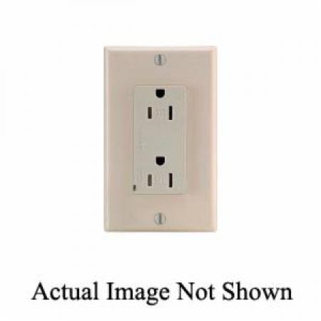 LEVITON Leviton T5280-W 15 Amp 125 Volt Tamper Resistant Duplex Surge Suppressor Receptacle