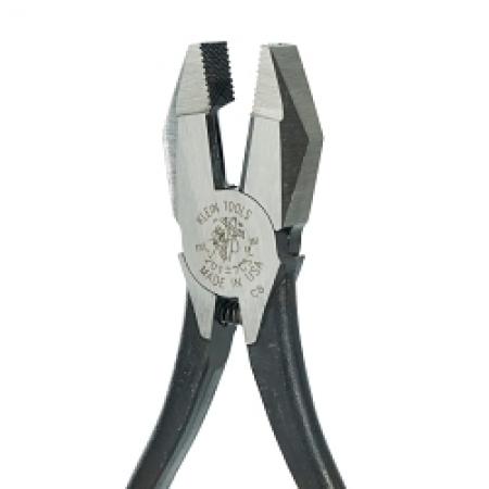 KLEIN TOOLS Klein Tools 201-7CST Ironworker's Pliers 9-Inch with Spring-Loaded Action
