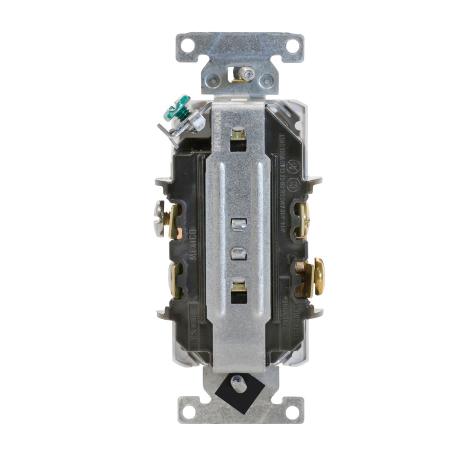 LEVITON Leviton WTD20-W Decora Plus Duplex Receptacle 20A 125V (Straight Blade NEMA 5-20R)