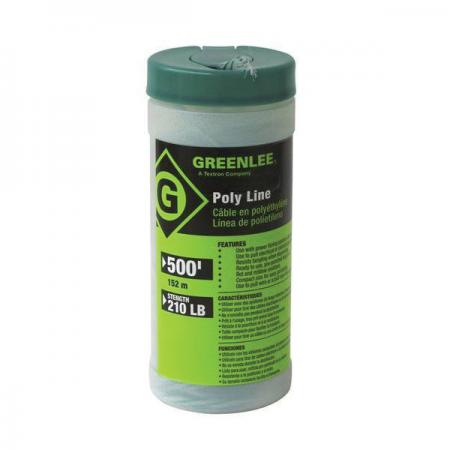 GREENLEE Greenlee 430-500 Green Tracer Polyfiber Spiral Wrap Fishing System Poly Line 210lb