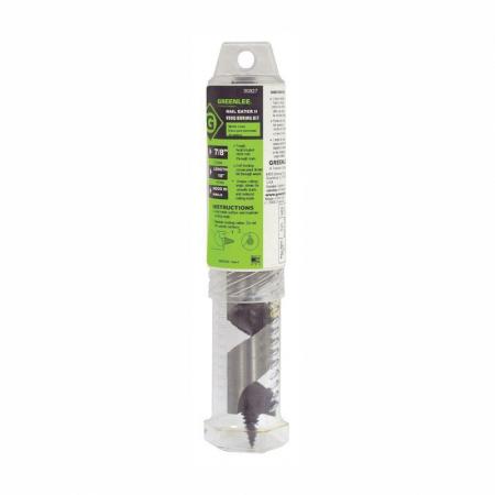 GREENLEE Greenlee 66PT-7/8 18 Steel Hex-Shank Self Feed Screw Point Auger Drill Bit