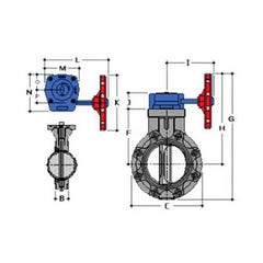 SPEARS 722321-080 BUTTERFLY VALVES