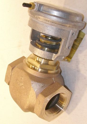 JOHNSON CONTROLS Johnson Controls VG7241ST+3008D Pneumatic Valve 2 Inch NPT Bronze