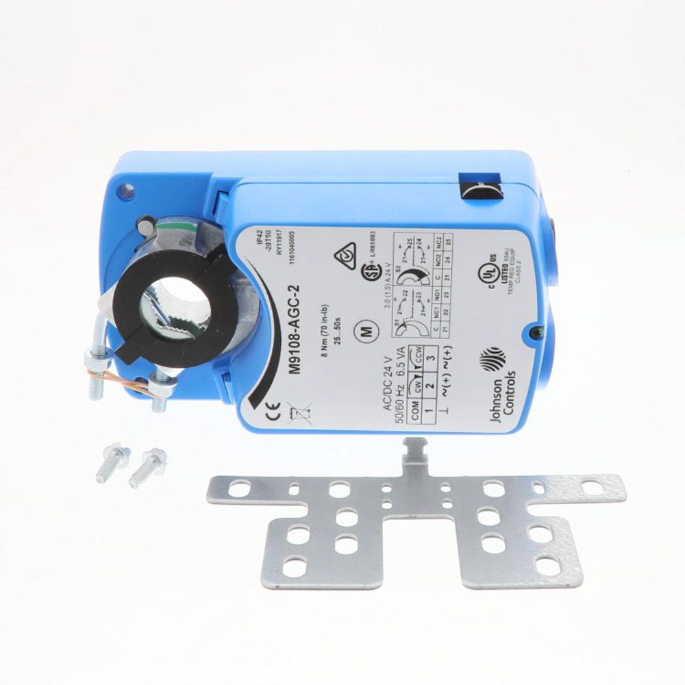JOHNSON CONTROLS Johnson Controls M9108-AGC-2 Electric Non-Spring Return Actuator 24V