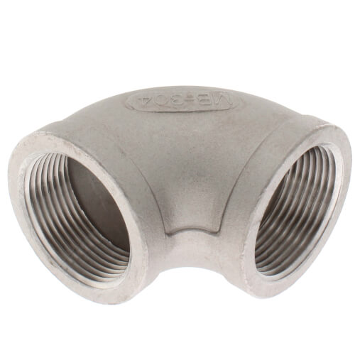 MERIT BRASS Merit Brass K401-20 Stainless Steel 90 Degree Elbow FNPT Class 150 1-1/4 Inch