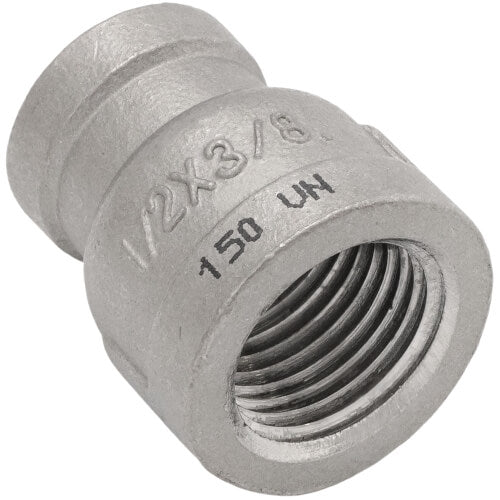 MERIT BRASS Merit Brass K412-0806 Stainless Steel Reducing Coupling Class 150