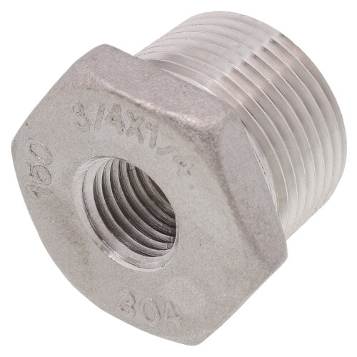MERIT BRASS Merit Brass K414-1204 Hex Head Pipe Bushing 3/4 x 1/4 in MNPT x FNPT