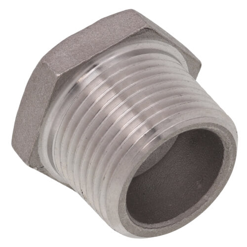 MERIT BRASS Merit Brass K414-1206 Hex Head Pipe Bushing, 3/4 x 3/8 in Nominal, MNPT x FNPT