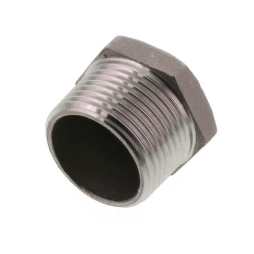 MERIT BRASS Merit Brass K414-1602 Hex Head Pipe Bushing, 1 x 1/8 in Nominal, MNPT x FNPT