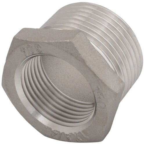 MERIT BRASS Merit Brass K414-1612 Hex Head Pipe Bushing, 1 x 3/4 in Nominal, MNPT x FNPT End Style, 150 lb