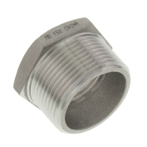 MERIT BRASS Merit Brass K414-2016 Hex Head Pipe Bushing 150 lb 1-1/4 x 1 in MNPT x FNPT