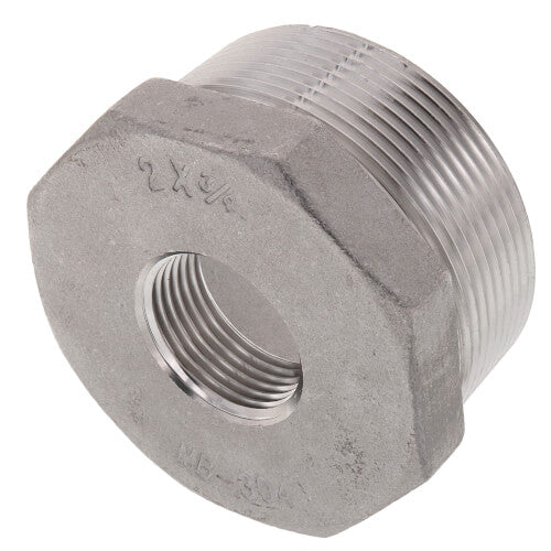 MERIT BRASS Merit Brass K414-3212 Hex Head Pipe Bushing 2 x 3/4 in MNPT x FNPT