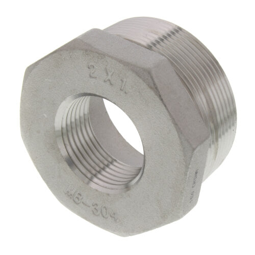 MERIT BRASS Merit Brass K414-3216 Hex Head Pipe Bushing 2 x 1 in MNPT x FNPT