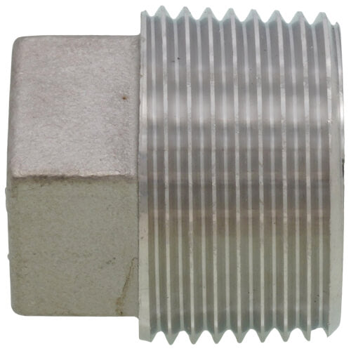 MERIT BRASS Merit Brass K417-16 Cored Square Head Plug, 1 in Nominal, MNPT End Style, 150 lb