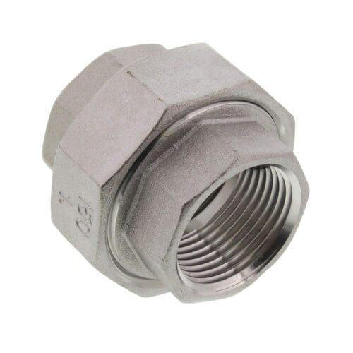 MERIT BRASS Merit Brass K487-16 Pipe Union, 1 in, FNPT, 150 lb, 304/304L Stainless Steel, Import
