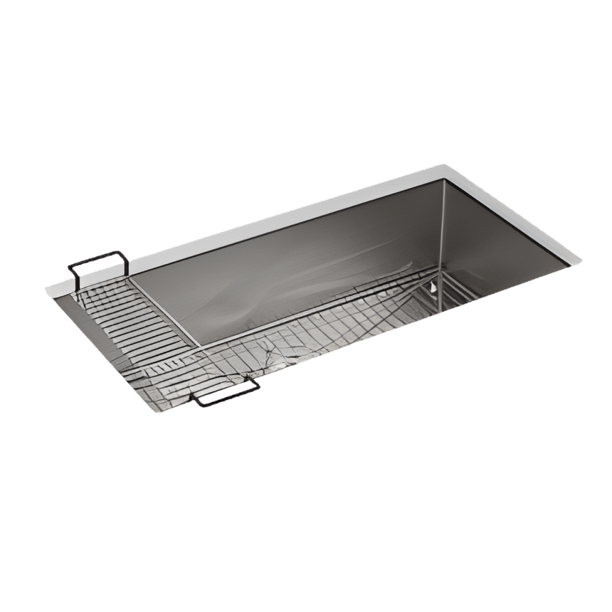 KOHLER Kohler K-5283-NA Strive 35 inch L x 18-5/16 inch W x 9-5/16 inch D Extra-Large 1-Basin 16 ga Stainless Steel Kitchen Sink