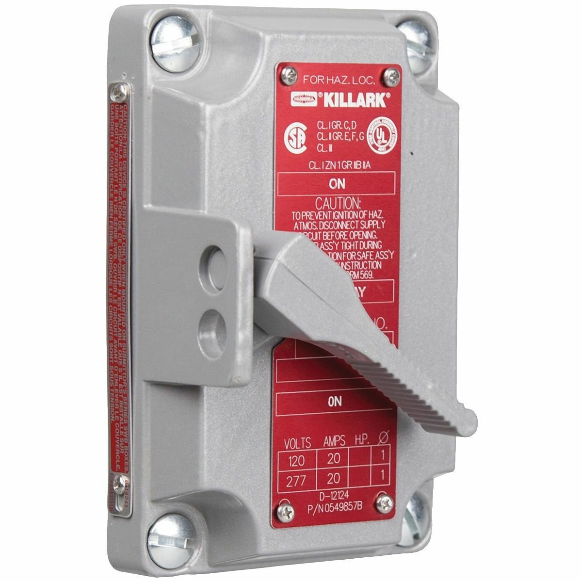 KILLARK XS-1C TOGGLE SWITCHES