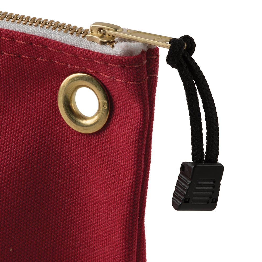 KLEIN TOOLS Klein 5539LRED Canvas Bag with Zipper, Large Red