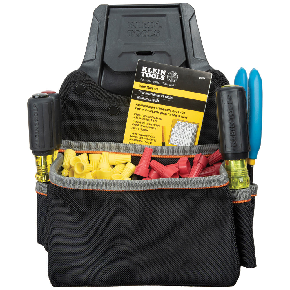 KLEIN TOOLS Klein Tools 55913 Tradesman Pro Modular Parts Pouch with Belt Clip
