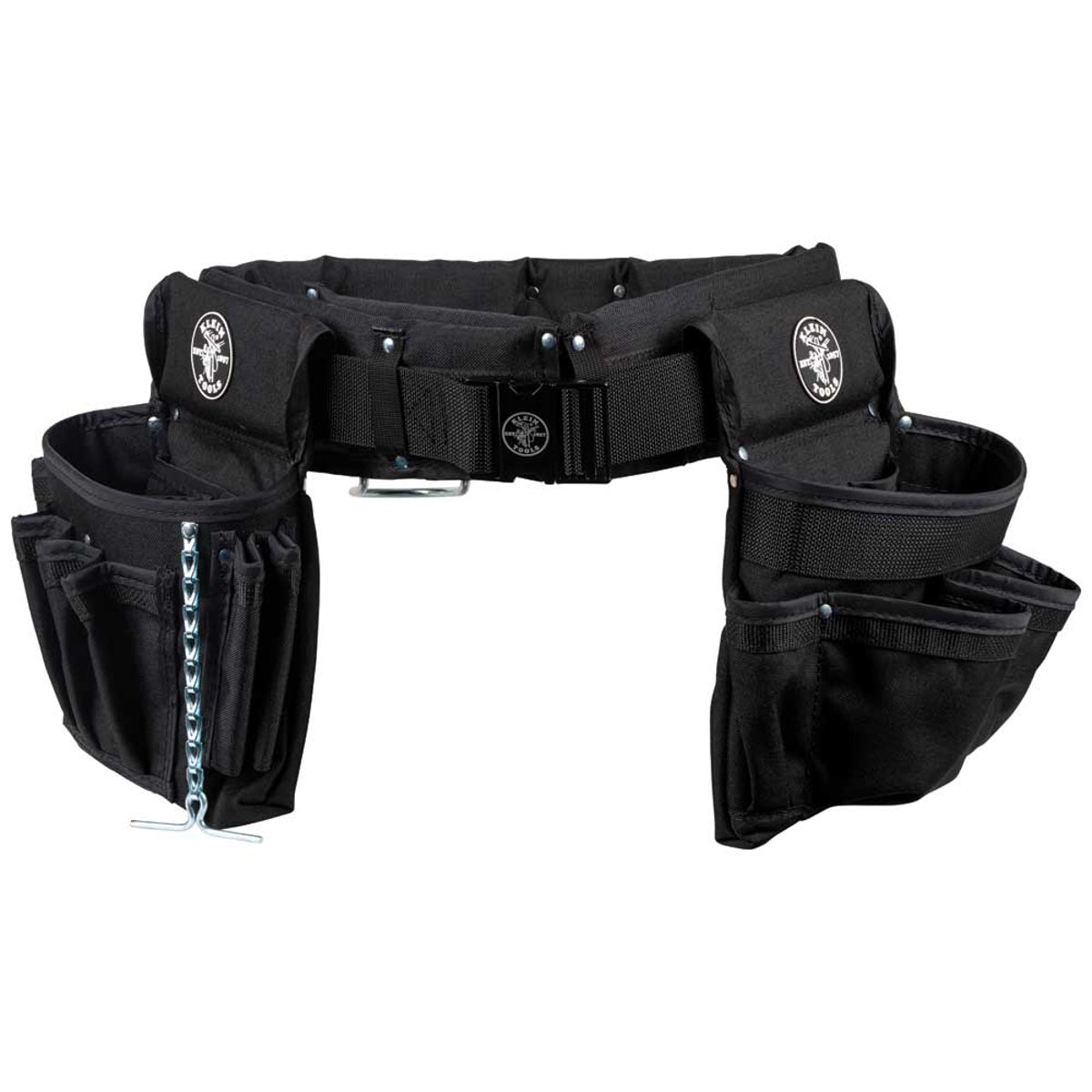 KLEIN TOOLS Klein Tools 5710L Electrician's Padded Tool Belt/Pouch Combo 27 Pocket 4-Piece L