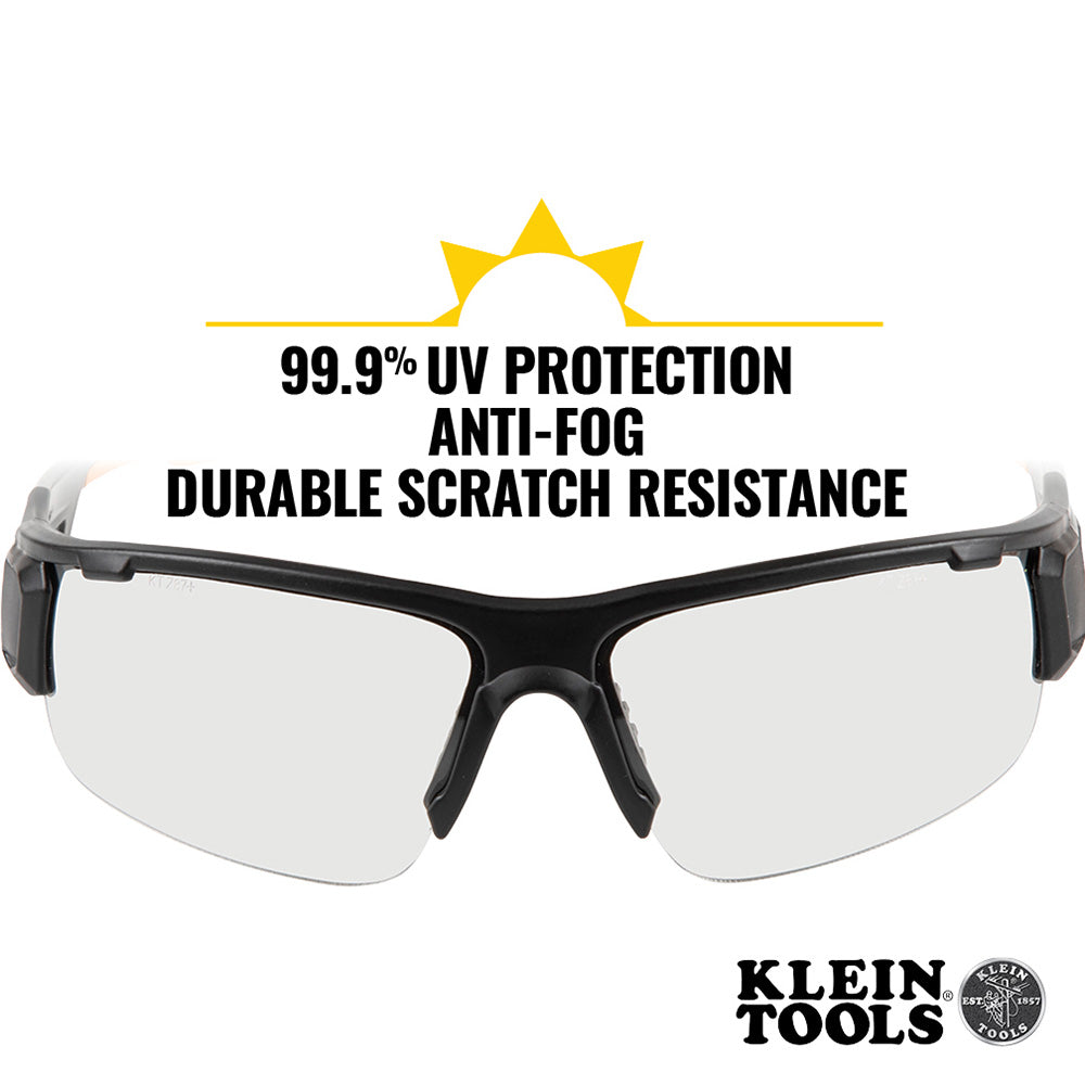 KLEIN TOOLS Klein Tools 60161 Professional Safety Glasses Power Clear Lens