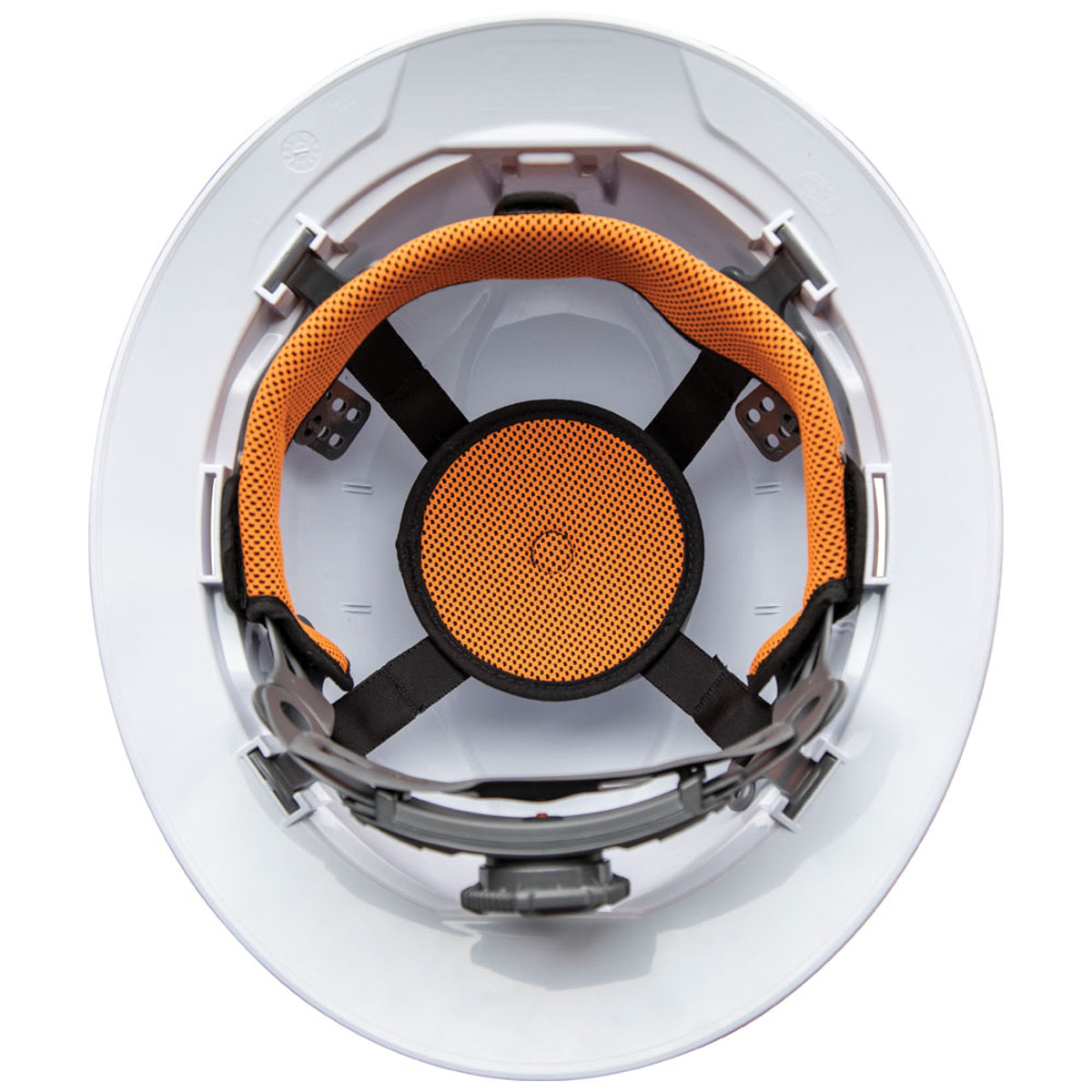 KLEIN TOOLS Klein Tools 60406RL Hard Hat Non-vented Full Brim with Rechargeable Headlamp White