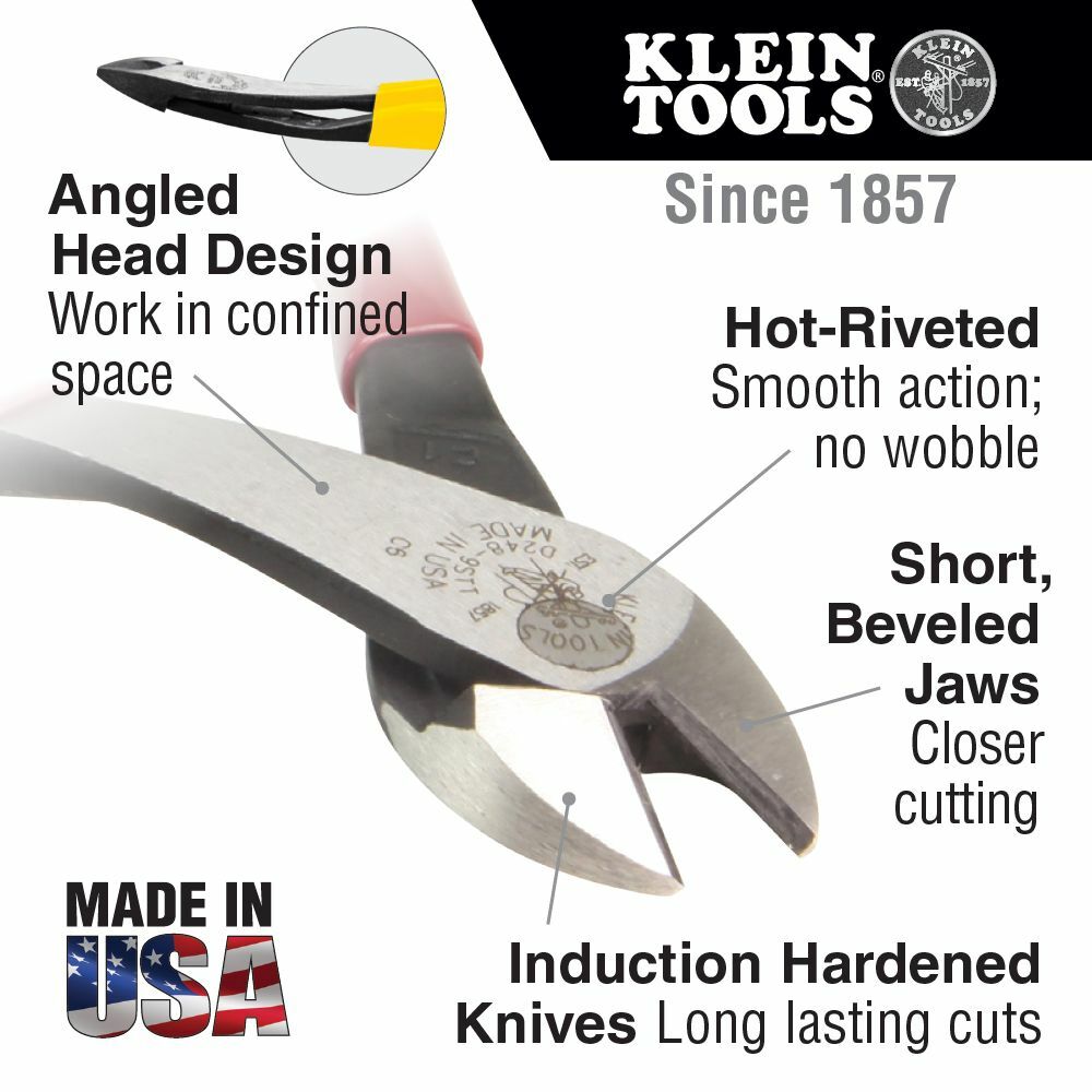 KLEIN TOOLS Klein Tools 94156 American Legacy Diagonal Plier and Klein-Kurve Wire Stripper/Cutter