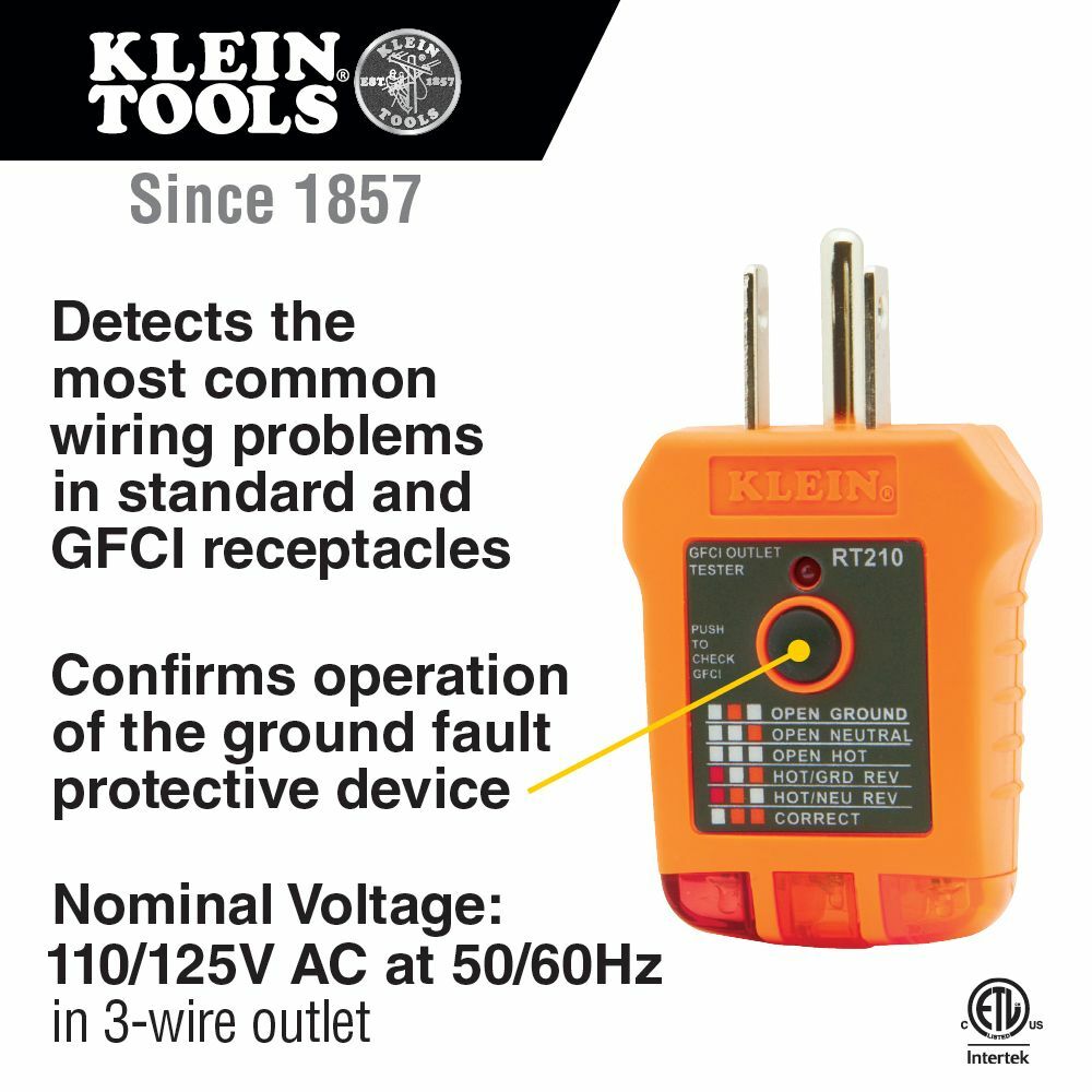 KLEIN TOOLS Klein Tools CL120VP Premium Clamp Meter Electrical Test Kit