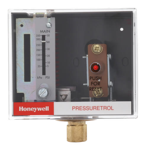 HONEYWELL Honeywell L4079B1058 Mercury Free Pressuretrol Controller 5-50 PSI Manual Reset