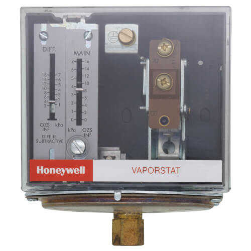 HONEYWELL Honeywell L408J1025 SPDT Vaporstat 0-16 OZ mercury-free makes RW
