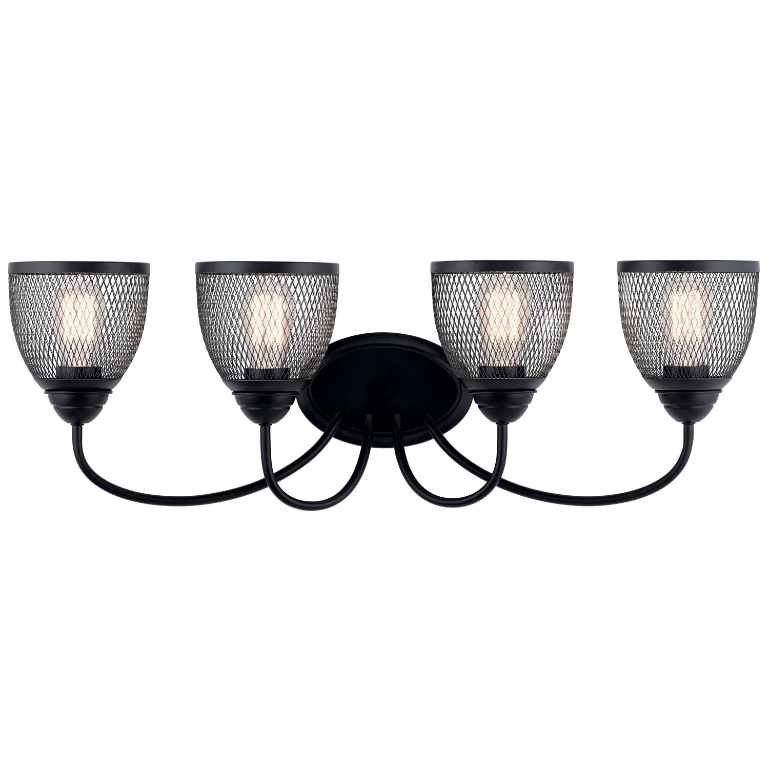 KICHLER Kichler 55044BK Four Light Bath from the Voclain Collection 4 X 75W 32.00 inches Width