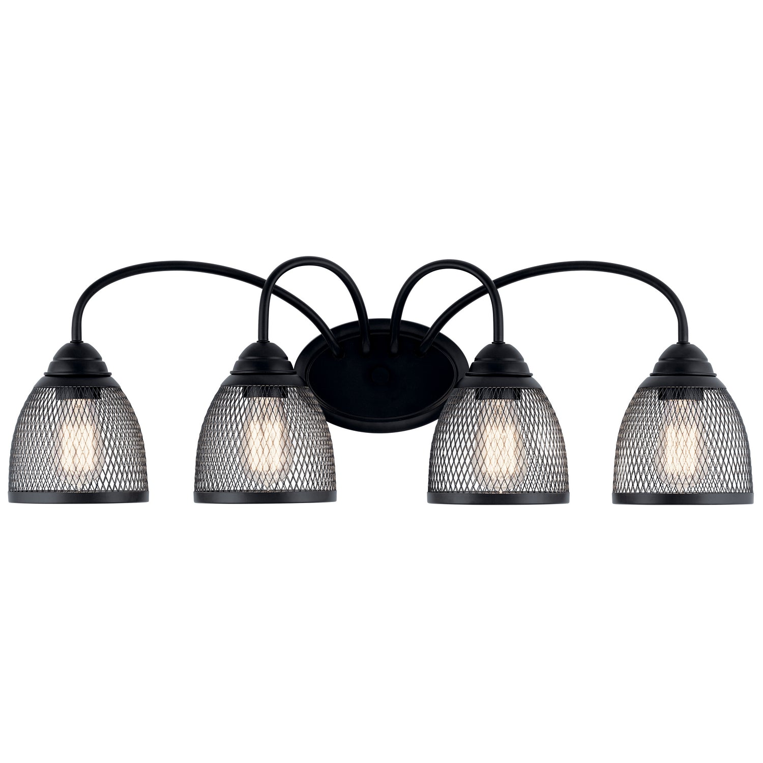 KICHLER Kichler 55044BK Four Light Bath from the Voclain Collection 4 X 75W 32.00 inches Width