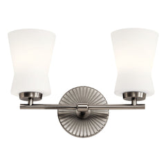 KICHLER Kichler 55116CLP two light bath Brianne 2x75W