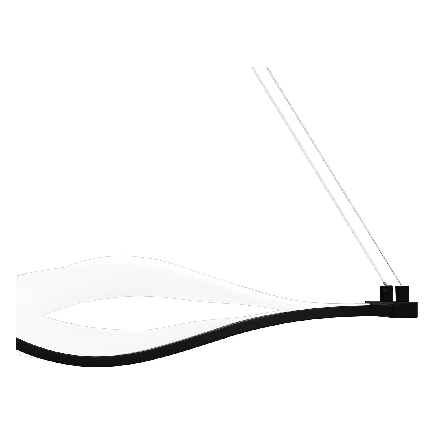 QUOIZEL Quoizel PCSTG138MBK Saratoga integrated LED island light 28W 38 inch