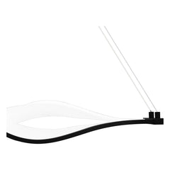 QUOIZEL Quoizel PCSTG138MBK Saratoga integrated LED island light 28W 38 inch