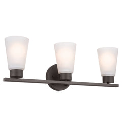 KICHLER Kichler 55121OZ Stamos 3 light bath light 60w 22 inch 3 arm