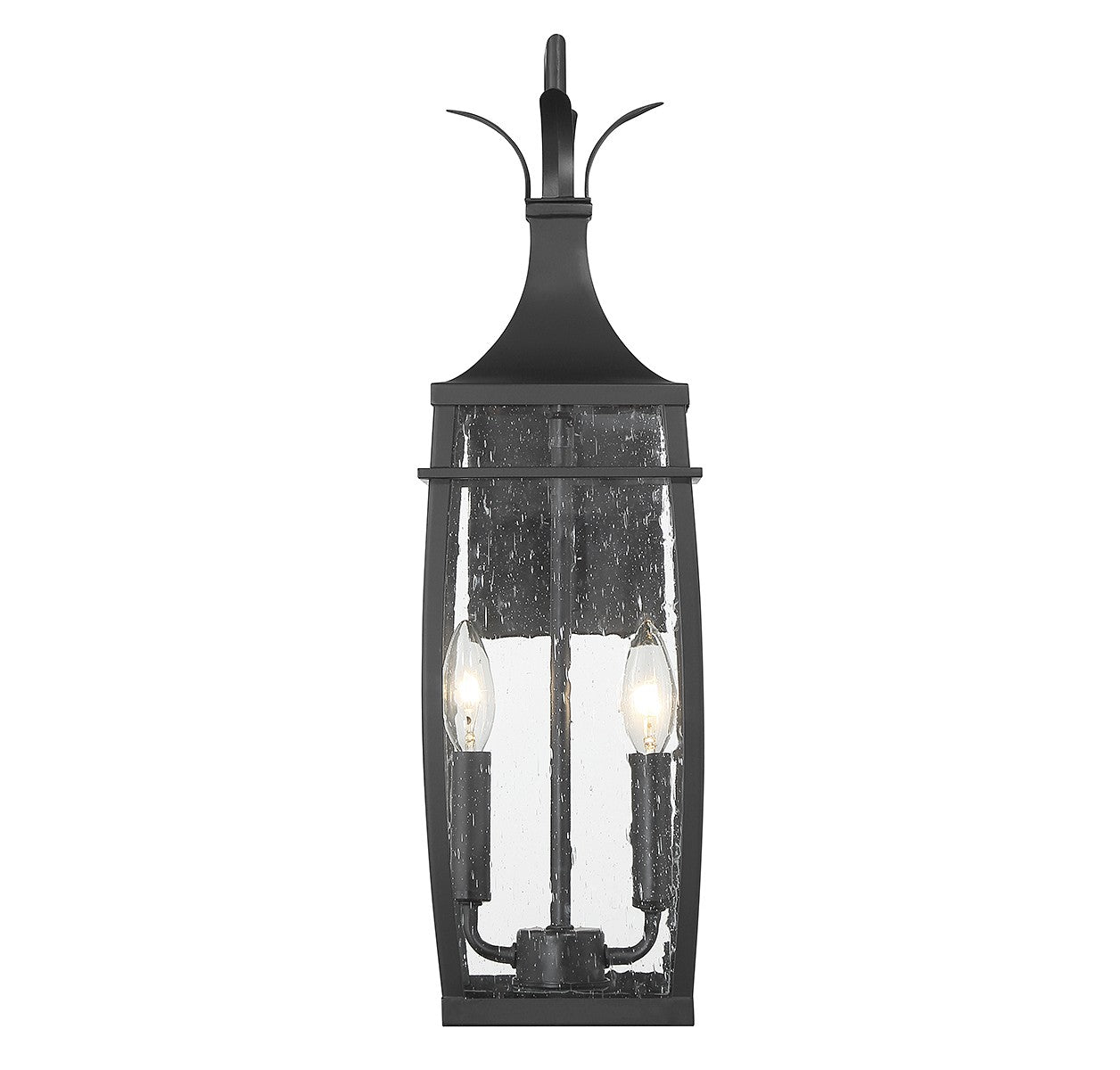 SAVOY HOUSE Savoy House 5-766-BK Montpelier Outdoor Wall Lantern 2 x 40w 22 inch height, 6.25 inch width