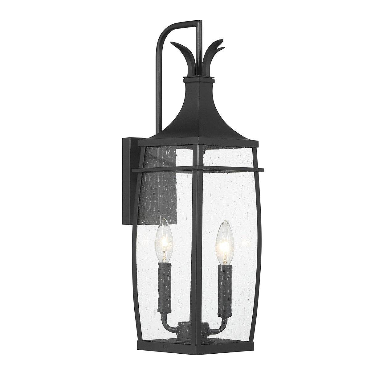 SAVOY HOUSE Savoy House 5-766-BK Montpelier Outdoor Wall Lantern 2 x 40w 22 inch height, 6.25 inch width