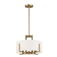 KICHLER Kichler 52591CPZ Malen semi flush 4-light 15.5 inch diameter 14.25 inch height