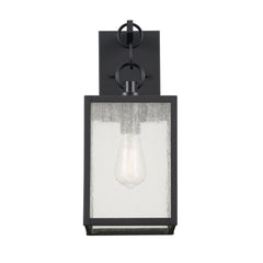 KICHLER Kichler 59006BKT Lahden 1 Light Outdoor Wall Sconce 100W 17 Inch