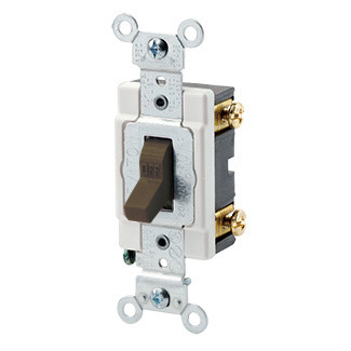 LEVITON Leviton 1221-S 1-Pole AC Quiet Toggle Switch 120/277 VAC 20 Amp