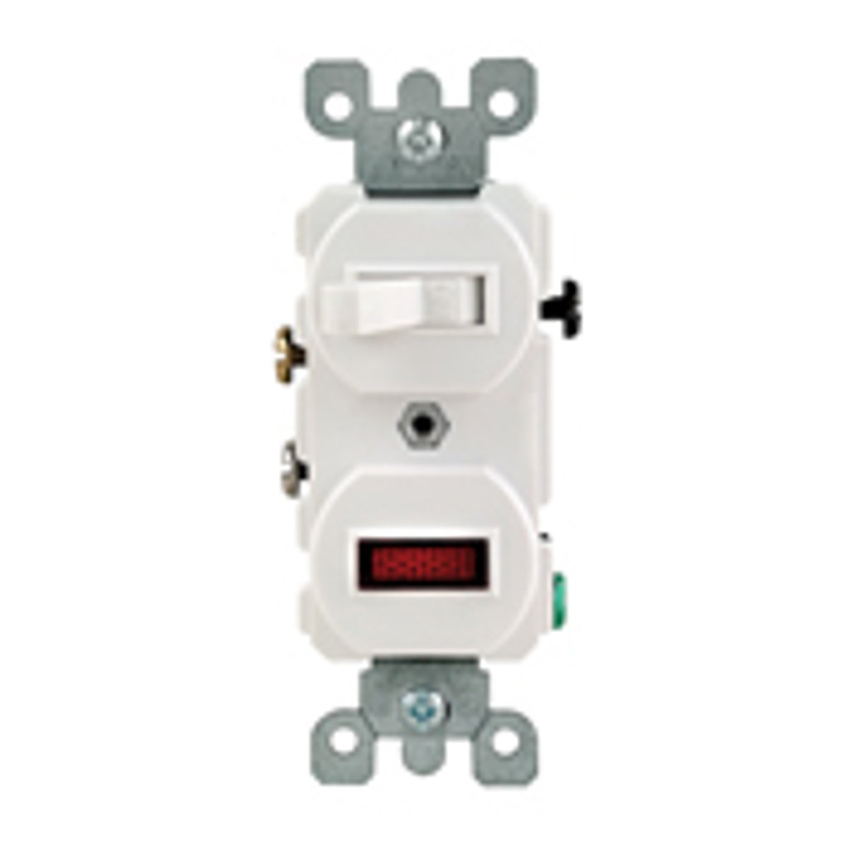 LEVITON Leviton 5226-W Duplex Grounding AC Combination Switch 120/125 VAC 15 A