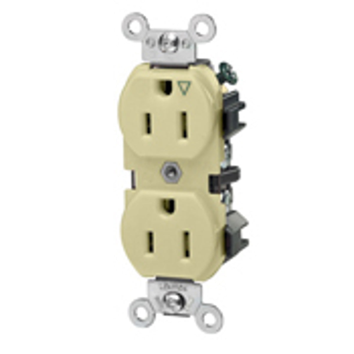 LEVITON Leviton 5262-IGI Receptacle DX BL STR 125VAC 15A 2 3