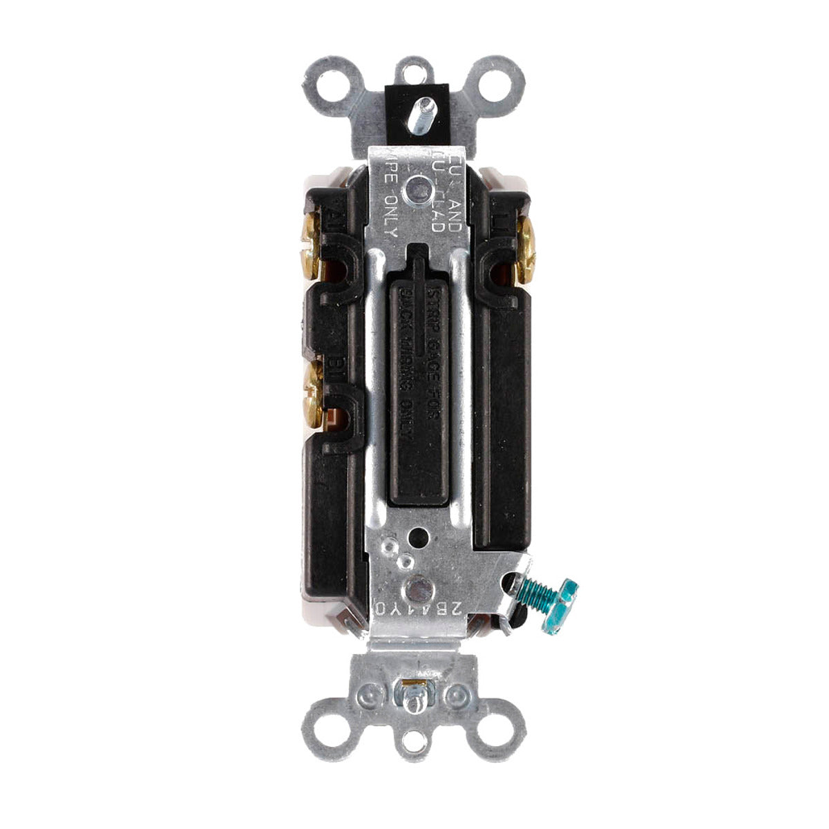 LEVITON Leviton 5685-2W 15 Amp 120/277 Volt Decora Plus Rocker Double-Throw Maintained Contact 1-Pole