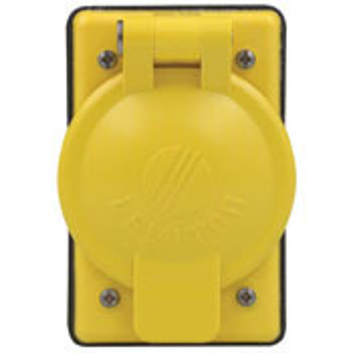 LEVITON Leviton 7420-CR Receptacle Cover Plate Weather-Resistant 1 Gang 4.35 in H x 24 in W